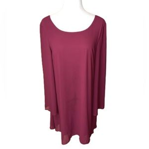 Love Riche Burgundy Dress Size Large